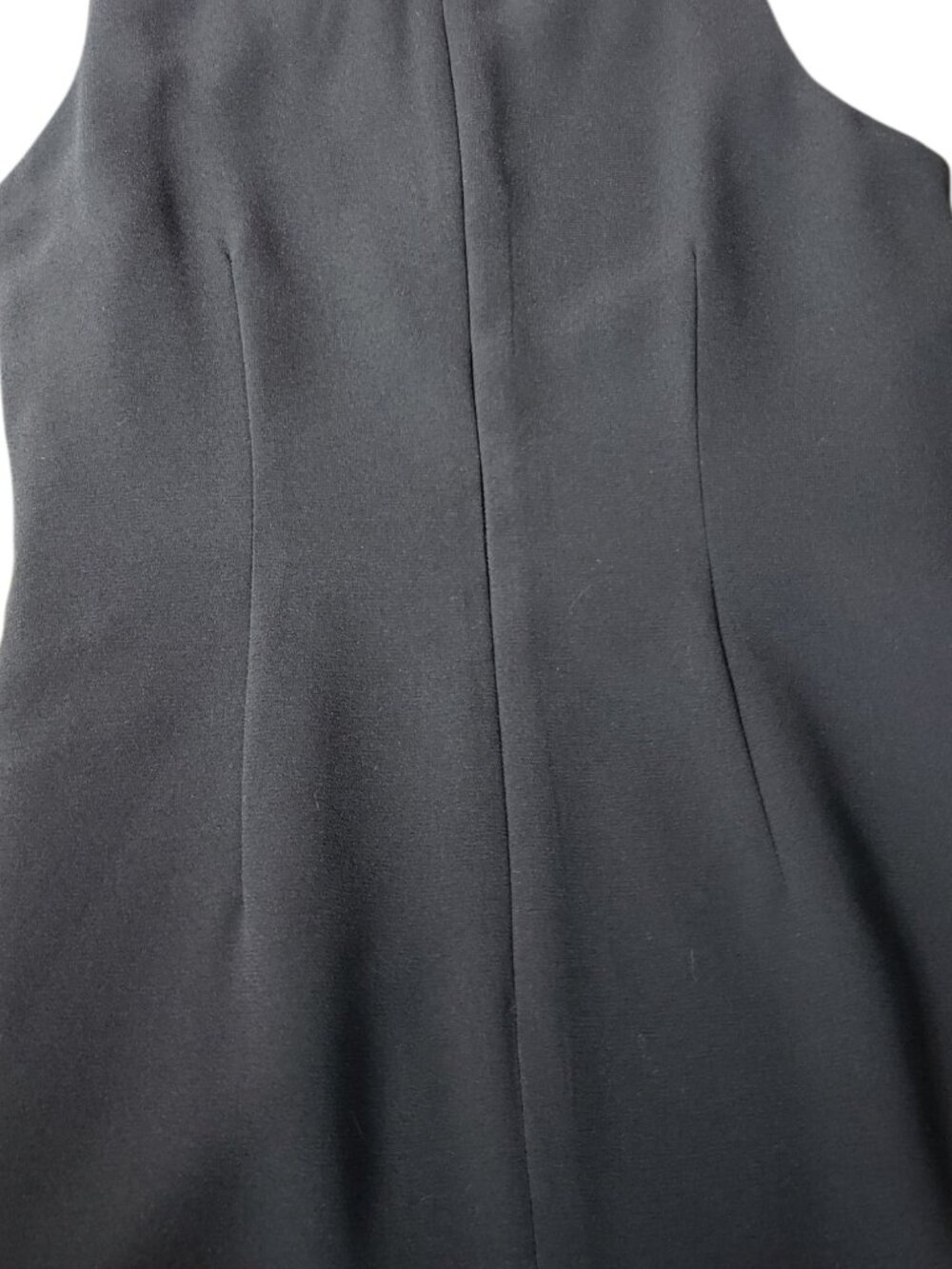 CDC Petites Vtg Sleeveless Sheath Dress W/Side Button Details Size Petite 8 - Picture 8 of 11